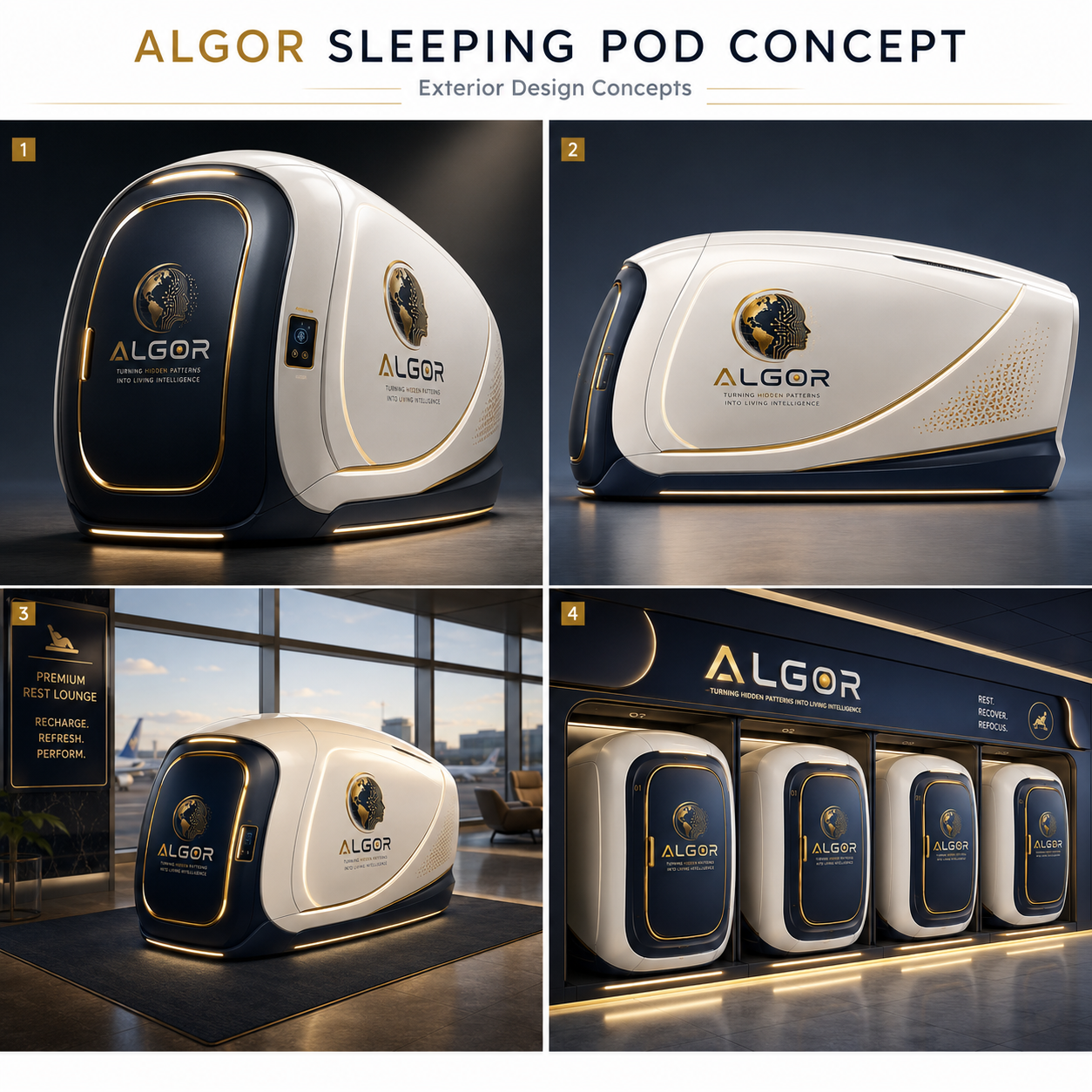 Algor sleeping pod exterior concept